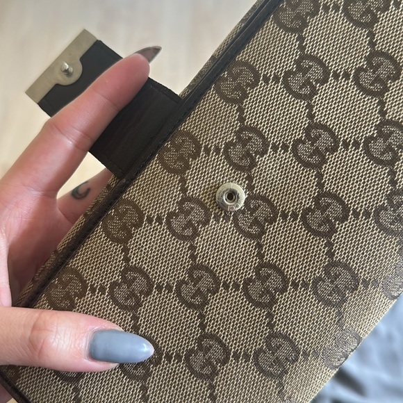 Gucci OPHIDIA LEATHER WALLET - Picture 8 of 8